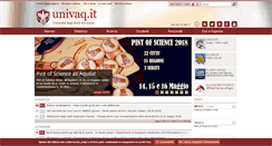 Desktop Screenshot of cc.univaq.it