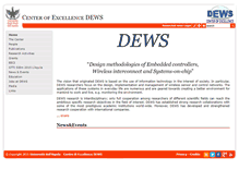 Tablet Screenshot of dews.ing.univaq.it